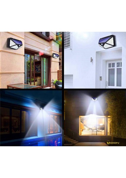 Güneş Enerjisi 100 LED Duvar Dış Hareket Sensörü (Yurt Dışından) fiyatları