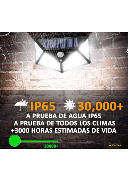 Güneş Enerjisi 100 LED Duvar Dış Hareket Sensörü (Yurt Dışından) fırsatları