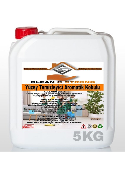 Yüzey Temizleyici Aromatik Kokulu 5 kg