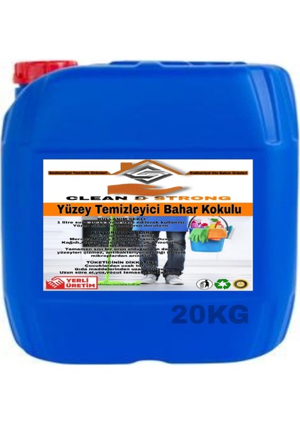 Yüzey Temizleyici Bahar Kokulu 20 kg