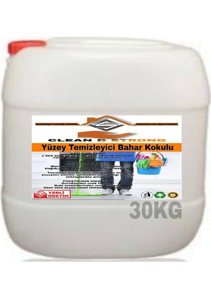 Yüzey Temizleyici Bahar Kokulu 30 kg