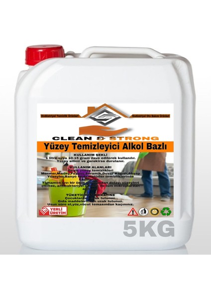Yüzey Temizleyici Alkol Bazlı 5 kg