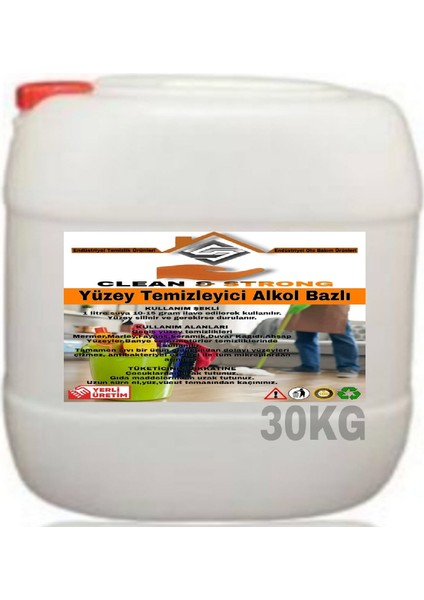 Yüzey Temizleyici Doğal Sabun Kokulu 30 kg