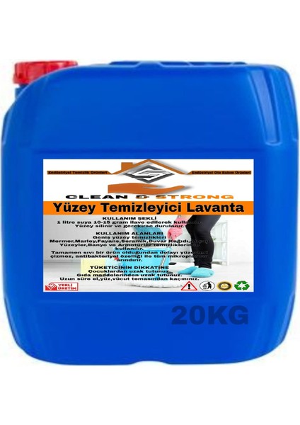 Yüzey Temizleyici Lavanta 20 kg