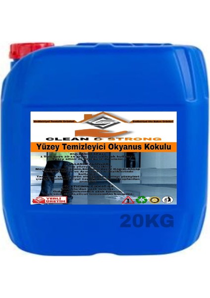 Yüzey Temizleyici Okyanus Kokulu 20 kg