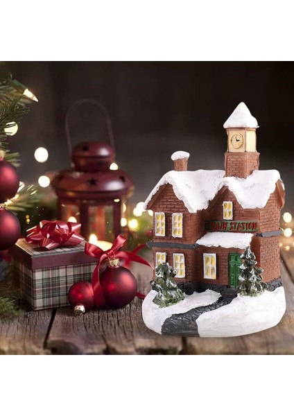 Noel Minyatür Süsler 3D Minyatürleri Kar Evi (Yurt Dışından) indirimleri