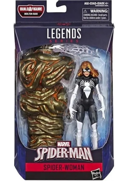 Marvel Legends Spider-Man Far From Home 6-Inch Spider Woman (Build A Figure: Molten Man) indirimleri