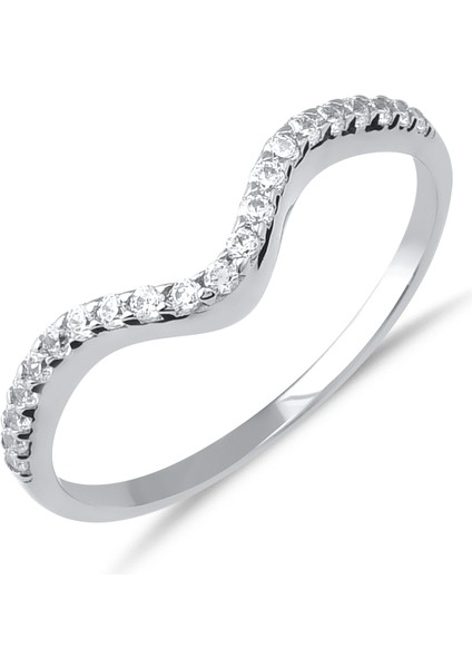 Preciosa Zirconia Taşlı Gümüş Yüzük YZG.366