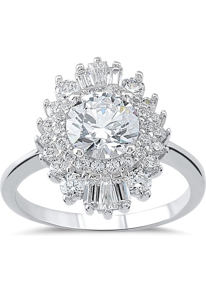 Preciosa Zirconia Taşlı Gümüş Fantazi Yüzük YZG.370 fiyatları