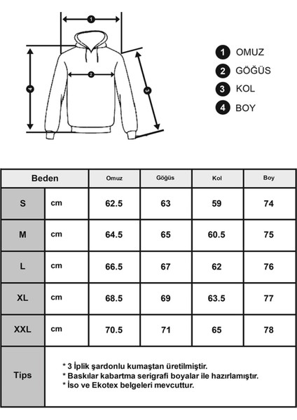 Unisex Siyah Basic Sweatshirt