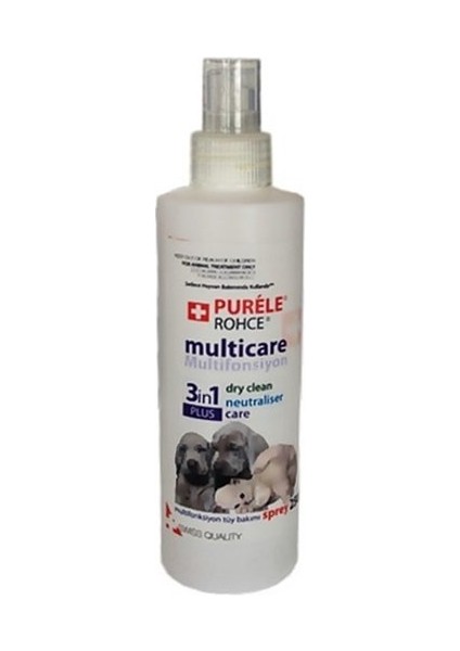 3ın1 Multifonksiyon Care Kedi Köpek Tüy Bakımı Spreyi 250 ml