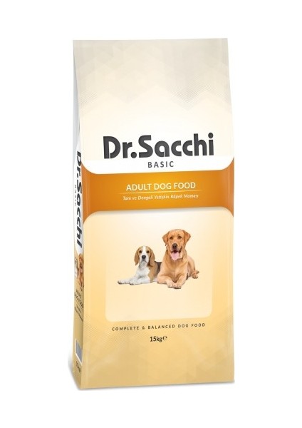 Dr.sacchi Basic Chicken Yetişkin Köpek Maması 15 kg