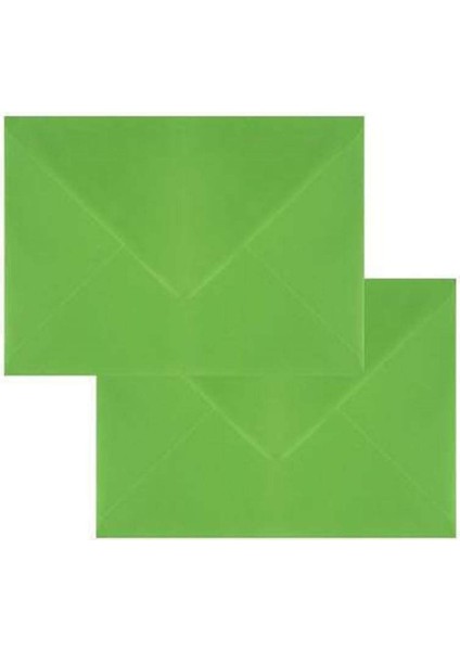 Zarf Yeşil Renkli Mini 7x9 cm 200 Adet