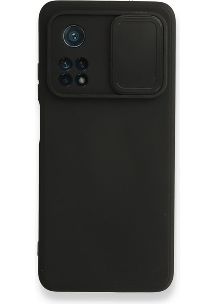 Xiaomi Mi 10T Uyumlu Kızaklı Kamera Korumalı Silikon Kılıf