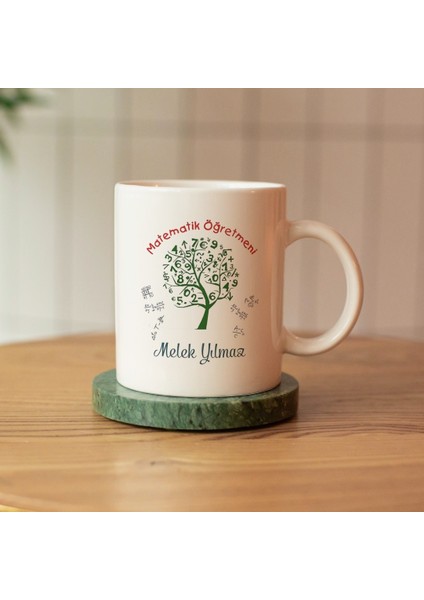 Matematik Öğretmeni Tasarımlı Kişiye Özel Kupa Bardak