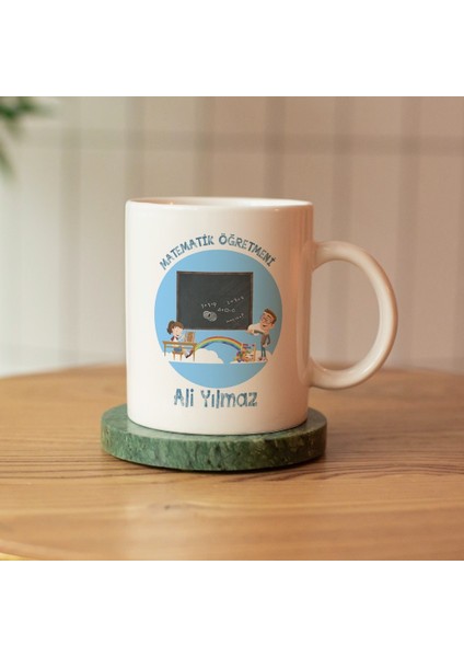 Matematik Öğretmeni Tasarımlı Kişiye Özel Kupa Bardak