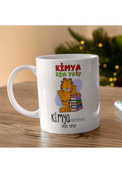 Kimya Öğretmeni Tasarımlı Kişiye Özel Kupa Bardak