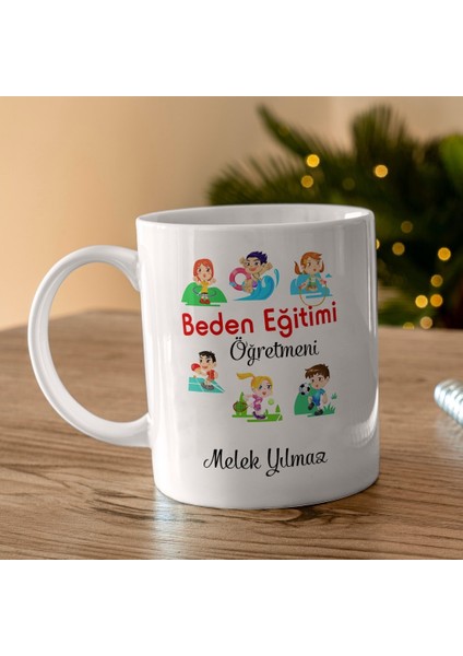 Beden Eğitimi Öğretmeni Tasarımlı Kişiye Özel Kupa Bardak