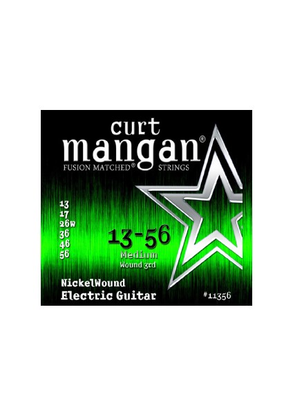 11356 Nickel Wound Takım Tel Elektro Gitar Teli 013-056