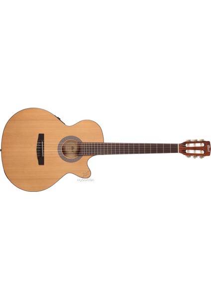 Cec1 Op - Open Natural Elektro Klasik Gitar