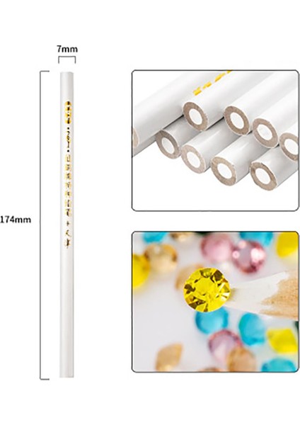 Nail Art Taş Tutucu Mumlu Kalem 2 Adet