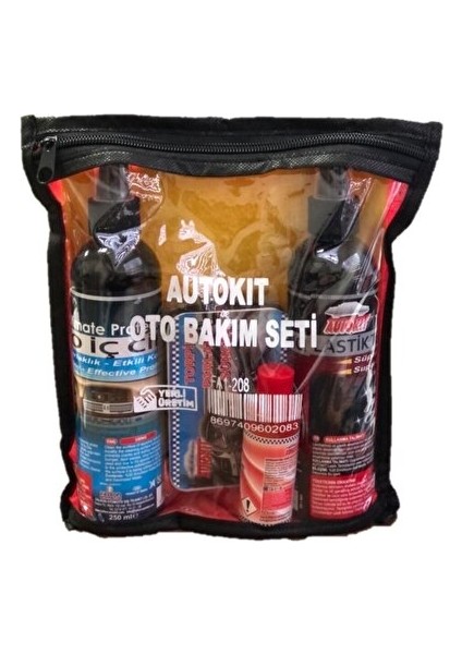 Autokit Beş Parça Oto Bakım Seti FA1-208