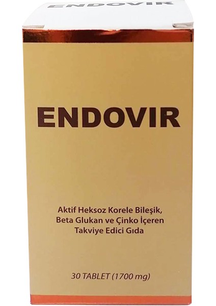 Endovir - Yeni Formül -Takviye Edici Gıda 30 Tablet