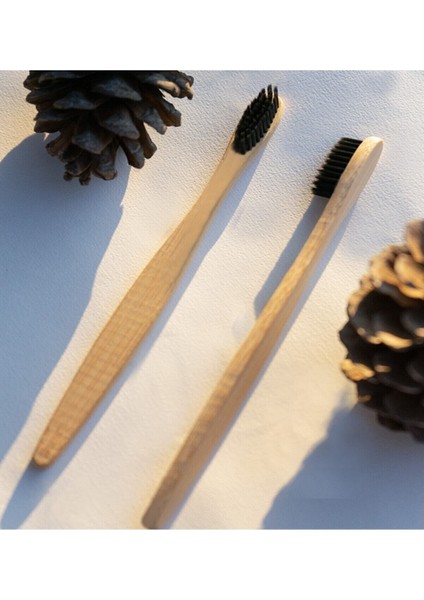 Doğal Bambu Hassas Diş Etleri İçin Yumuşak Diş Fırçası