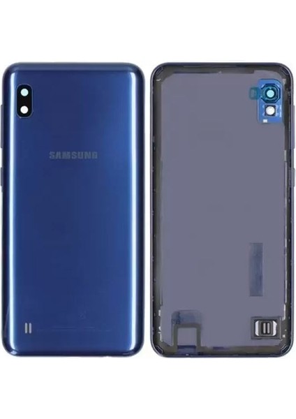 Samsung Galaxy A10 ( SM-A105F ) Arka Pil Batarya Kapağı-Mavi
