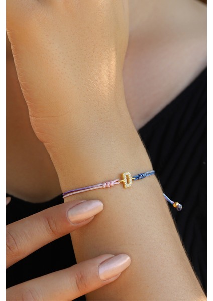 Ipli Gümüş Harf Bileklik fiyatları