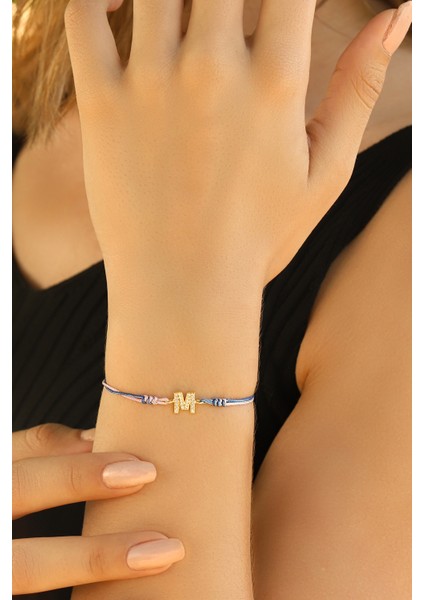 Ipli Gümüş Harf Bileklik indirimleri