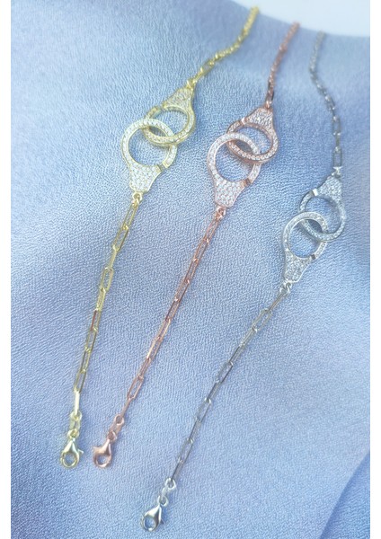 Beyaz Taşlı Kelepçe Gümüş Bileklik indirimleri