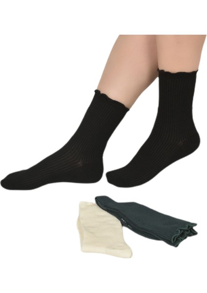 3'lü Fırfırlı Çorap fiyatları