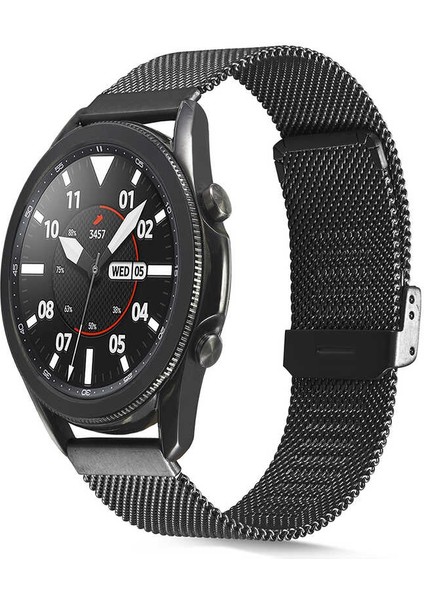 Amazfit GTR Metal Kayış Kordon Milano Loop 47mm KRD-45 Siyah