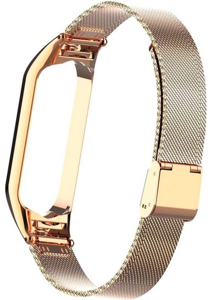 Xiaomi Mi Band 6 Metal Kayış Kordon Milano Loop KRD-06 Siyah fiyatları