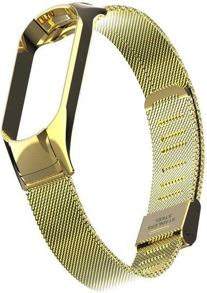 Xiaomi Mi Band 6 Metal Kayış Kordon Milano Loop KRD-06 Siyah modelleri