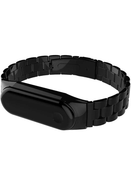 Xiaomi Mi Band 6 Metal Kayış Kordon Bakla Desenli KRD-04 Lila indirimleri