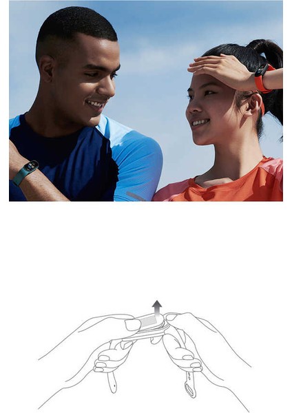Xiaomi Mi Band 6 Akıllı Bileklik Klasik Yumuşak Silikon Kayış Kordon NO1 Lacivert