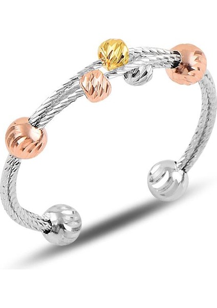 Gümüş Dorissa Altın Yaldızlı Gümüş Bilezik ve Yüzük Gümüş Set fiyatları