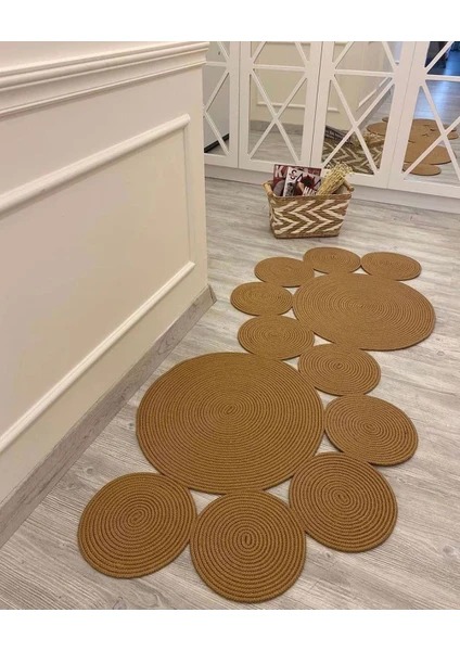 Halımax milda Jüt Hasırlı Örgü Kilim 50 Halı 