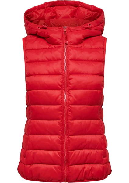 Kadın Yelek New Tahoe Quilted Hood 15205760-RED