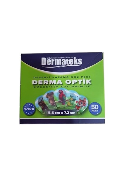 Dermateks Göz Pedi Çocuk Dermo Optik 50 Li Nonsteril