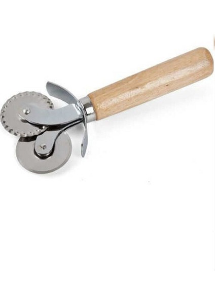 Ahşap Saplı Hamur ve Pizza Kesme Ruleti