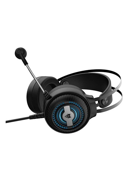 Hiteec N1 Pro Kulak Üstü Oyun Kulaklığı 3,5 mm Kablolu Oyun Kulaklığı Renkli Solunum Işıkları Gürültü Engelleyen E-Spor Kulaklık Mikrofon Ses Kontrollü Aux+Usb Masaüstü Pc Için indirimleri