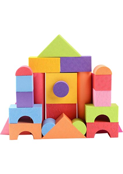 25 Parça Yumuşak Eva Köpük Yapı Taşları 3.5 cm (Yurt Dışından)