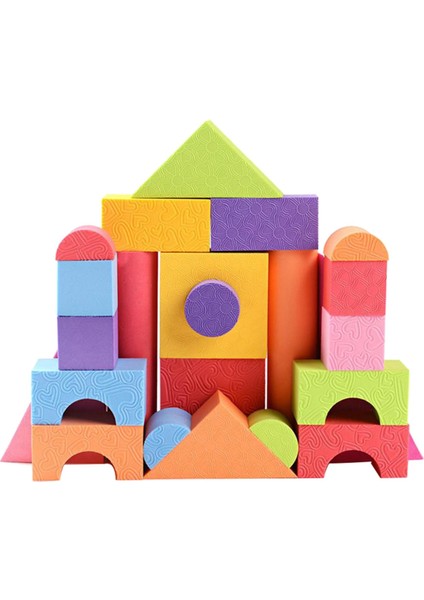 25 Parça Yumuşak Eva Köpük Yapı Taşları 3.5 cm (Yurt Dışından)