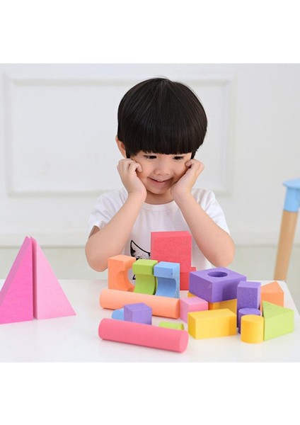 25 Parça Yumuşak Eva Köpük Yapı Taşları 3.5 cm (Yurt Dışından)