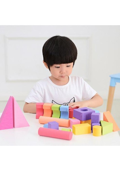 25 Parça Yumuşak Eva Köpük Yapı Taşları 3.5 cm (Yurt Dışından)