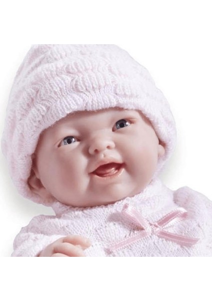 Gerçekçi Yenidoğan Oyuncak Mini Kız Bebek 24 cm - Pembe