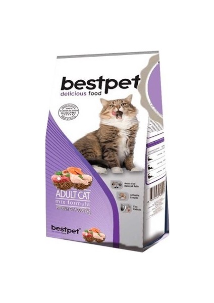 Mi x Karışık Etli Yetişkin Kedi Maması 1 kg